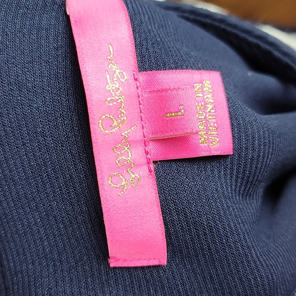 Lilly Pulitzer Callista high collar shift dress size Large - Picture 5 of 7